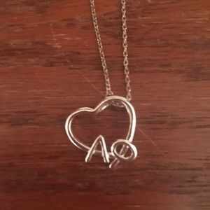 ΑΦ silver necklace